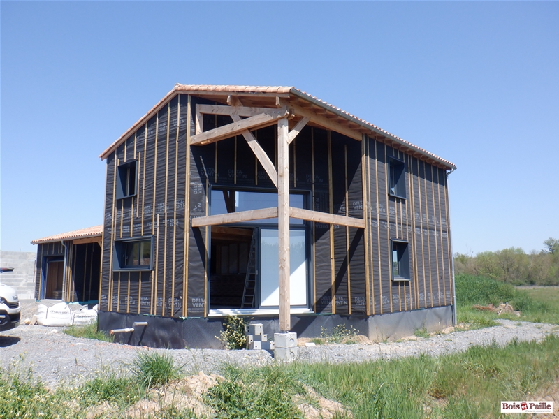 Maison ossature bois à Bonnes (86)